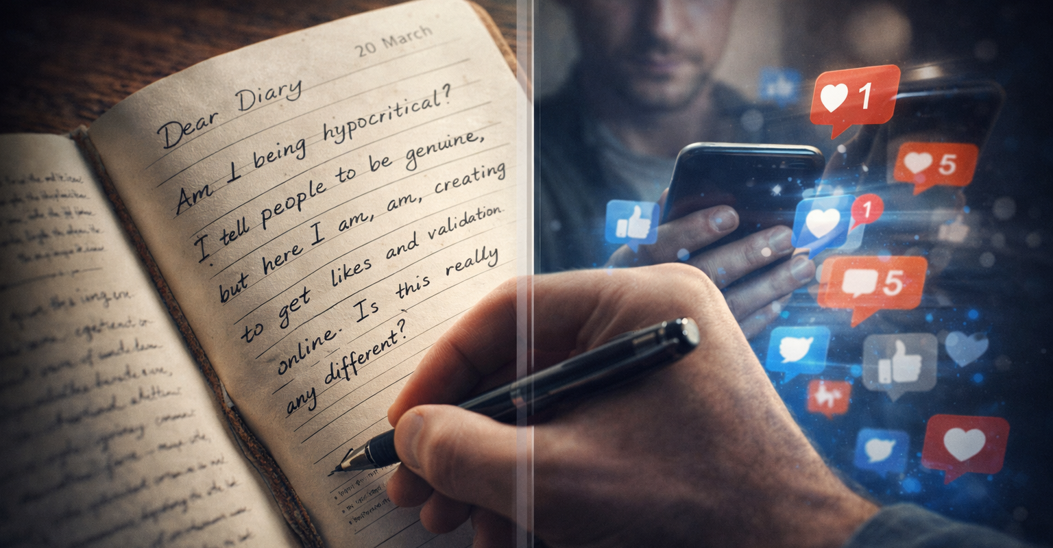 Dear Diary – Am I Doing the Thing I Admonish?